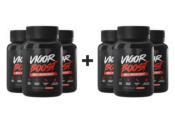 VigorBoost — six bottles, buy three get three free